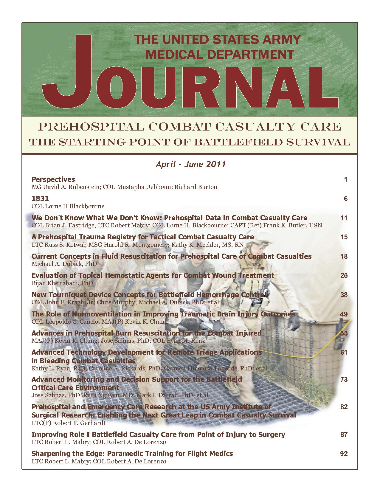 Prehospital combat casualty care. The starting point of battlefield survival