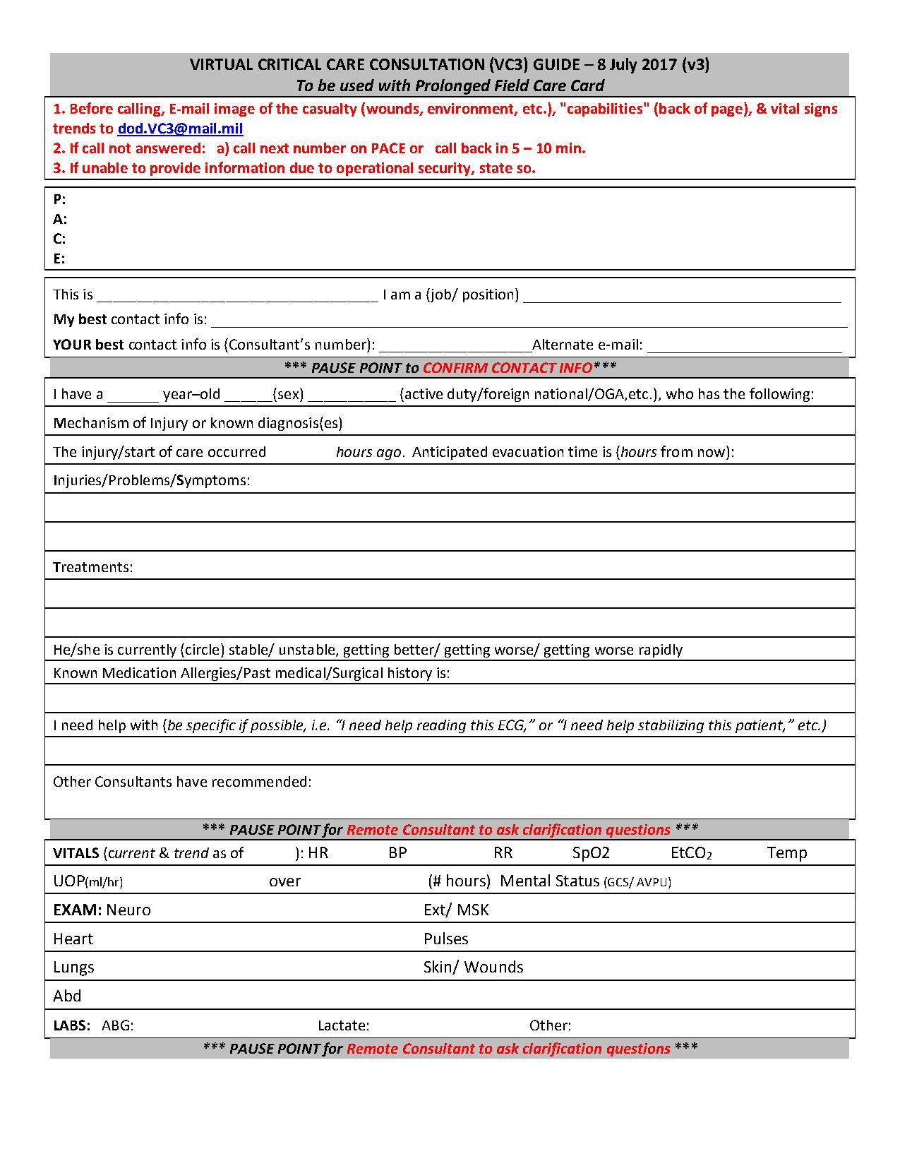 Handout VC3 Call Script Version 5 170708