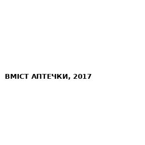 Вміст аптечки